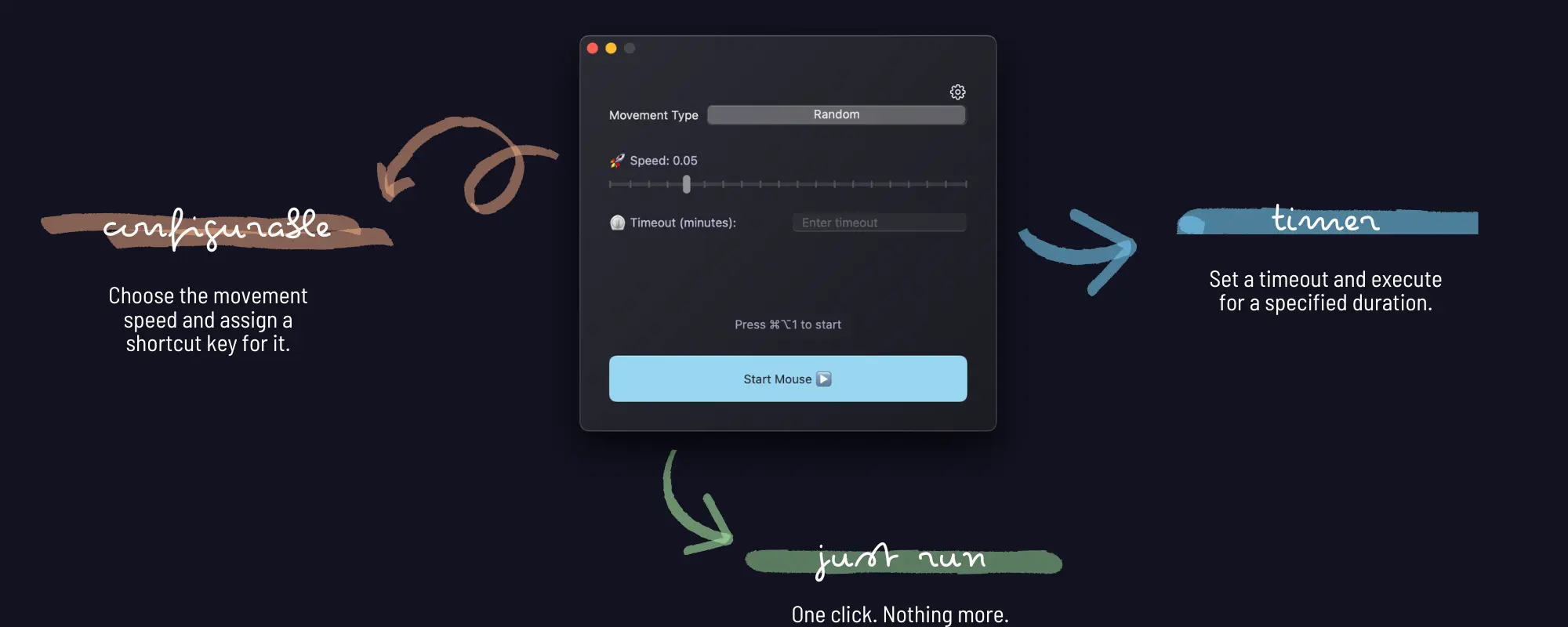 MacMouseJiggler product screenshot
